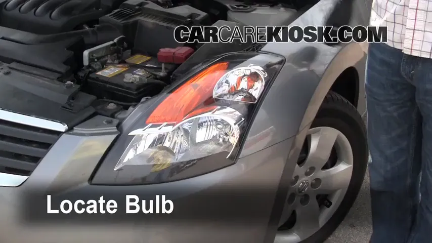 2007 Nissan Altima S 2.5L 4 Cyl. Lights Parking Light (replace bulb)